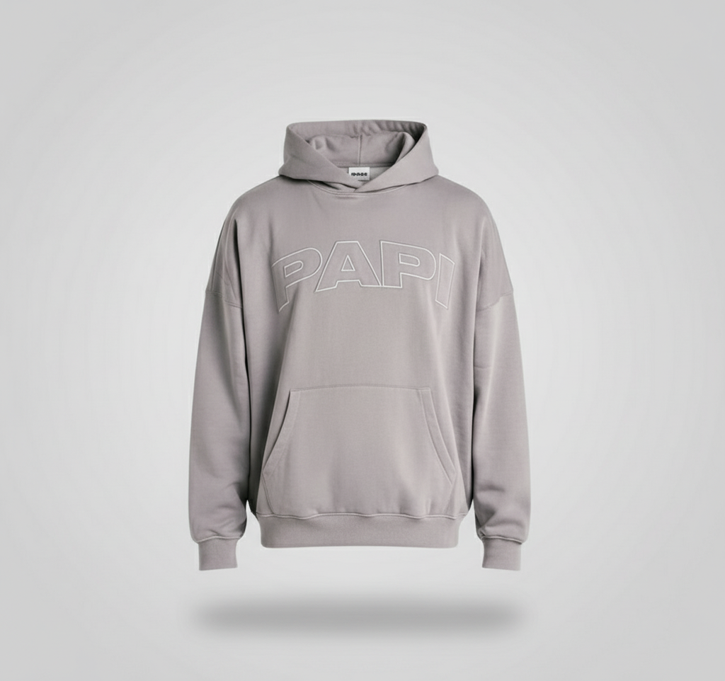 PAPI Oversized Hoodie - Gray