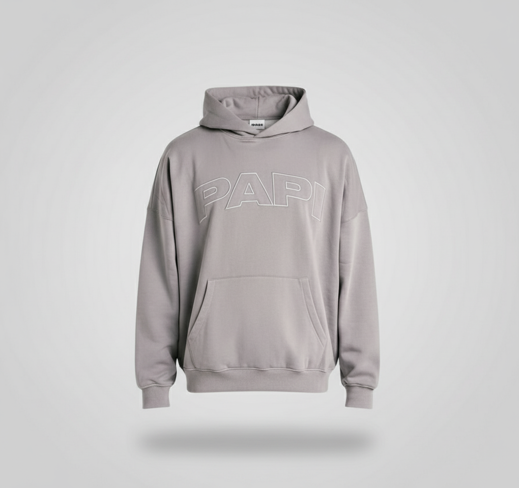PAPI Oversized Hoodie - Gray