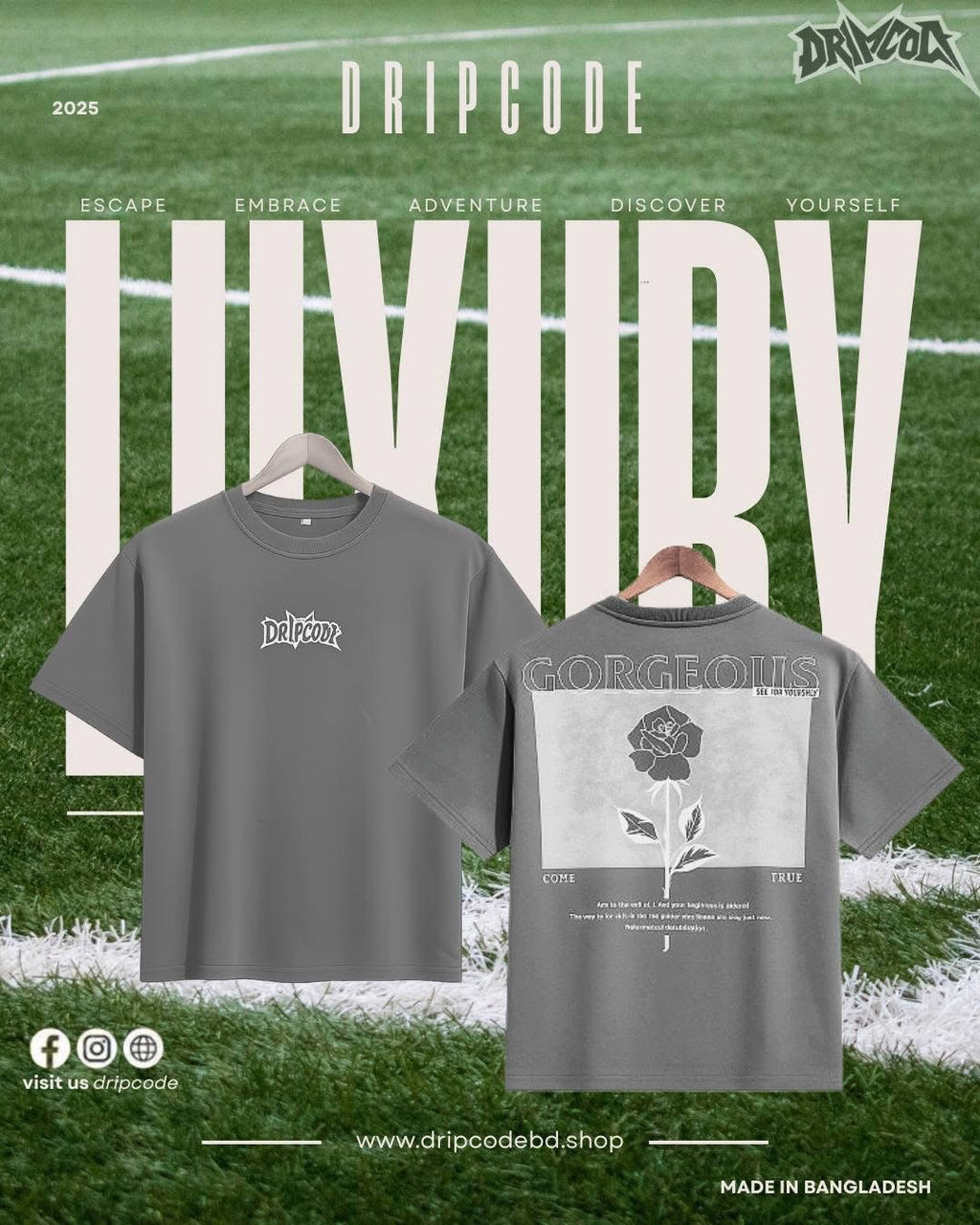 Cursed rose, Drop shoulder